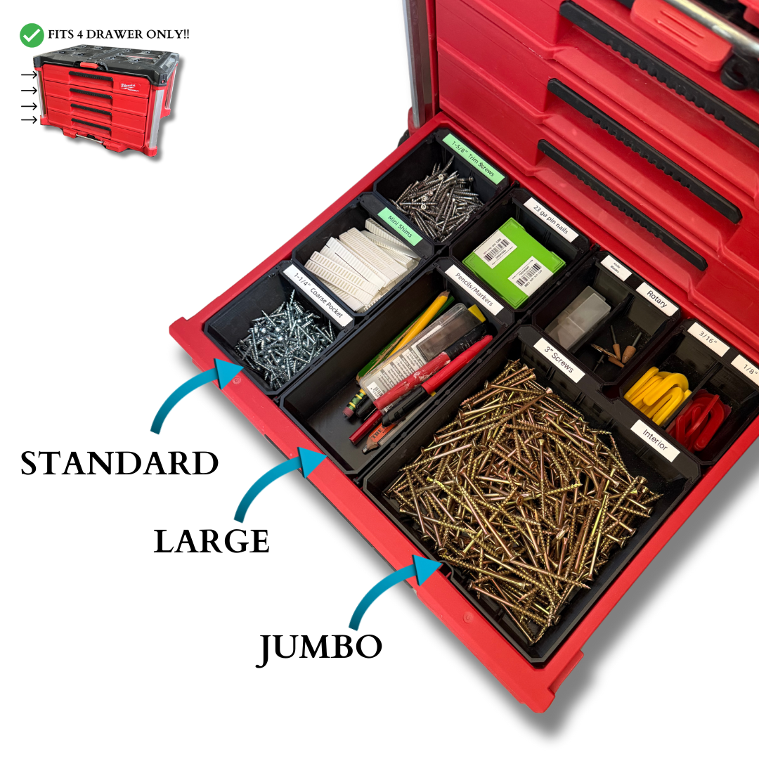 4 DRAWER - Pro Bin Multi Pack (STANDARD Size)