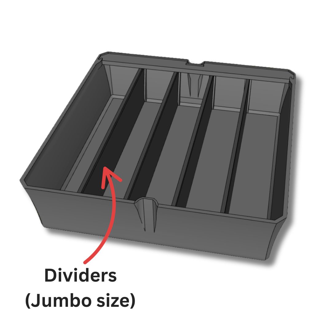 Dividers for 4 Drawer Pro Bins (JUMBO Size ONLY)