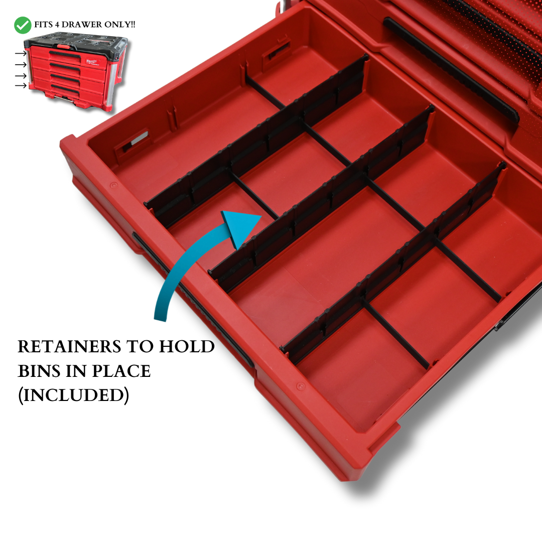 4 DRAWER - Pro Bin Multi Pack (STANDARD Size)