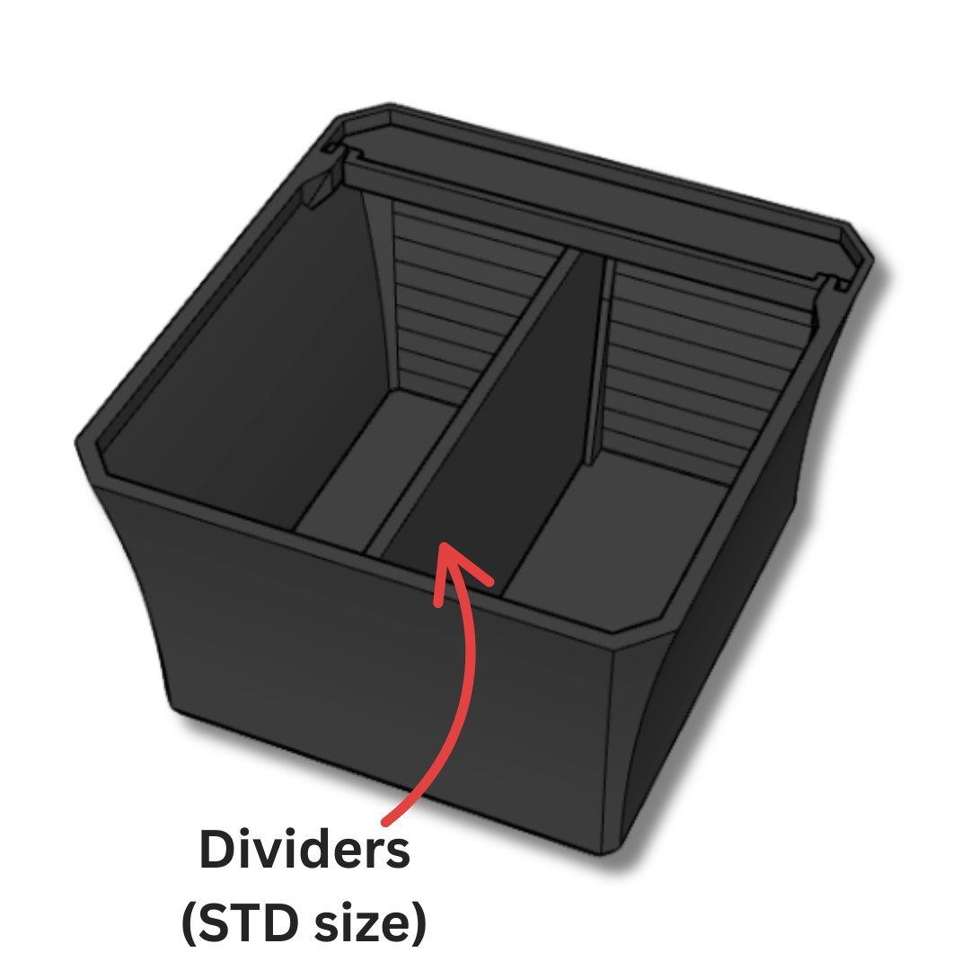 Dividers for 4 DRAWER Pro Bins (STANDARD Size ONLY)