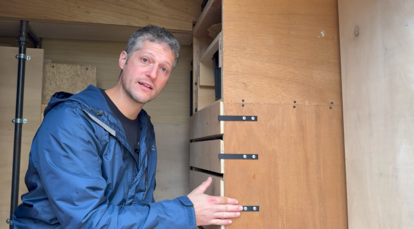 Van Drawer Strap Locks