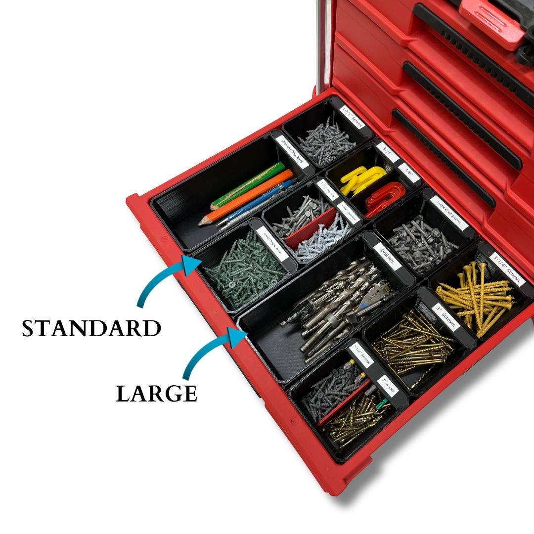 Dividers for 4 DRAWER Pro Bins (STANDARD Size ONLY)