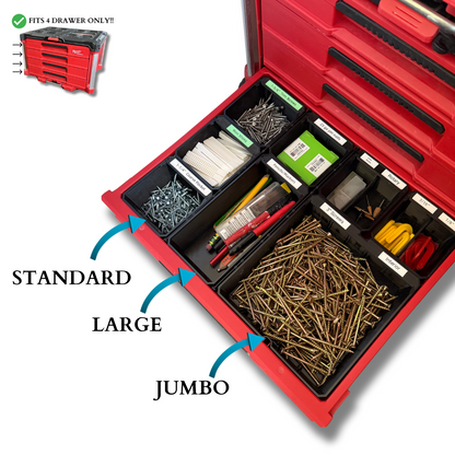 4 DRAWER - Pro Bin Multi Pack (STANDARD Size)