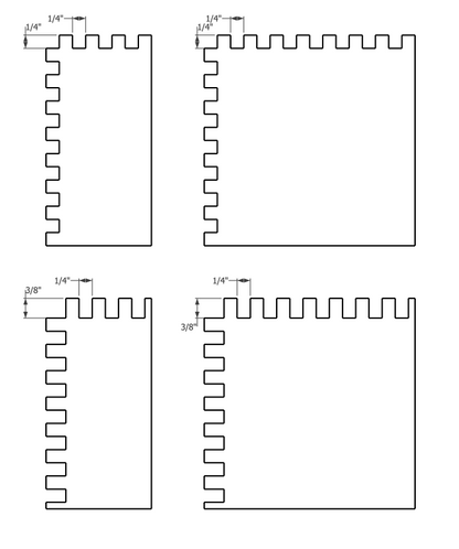 Square Notched Trowel for Tiling