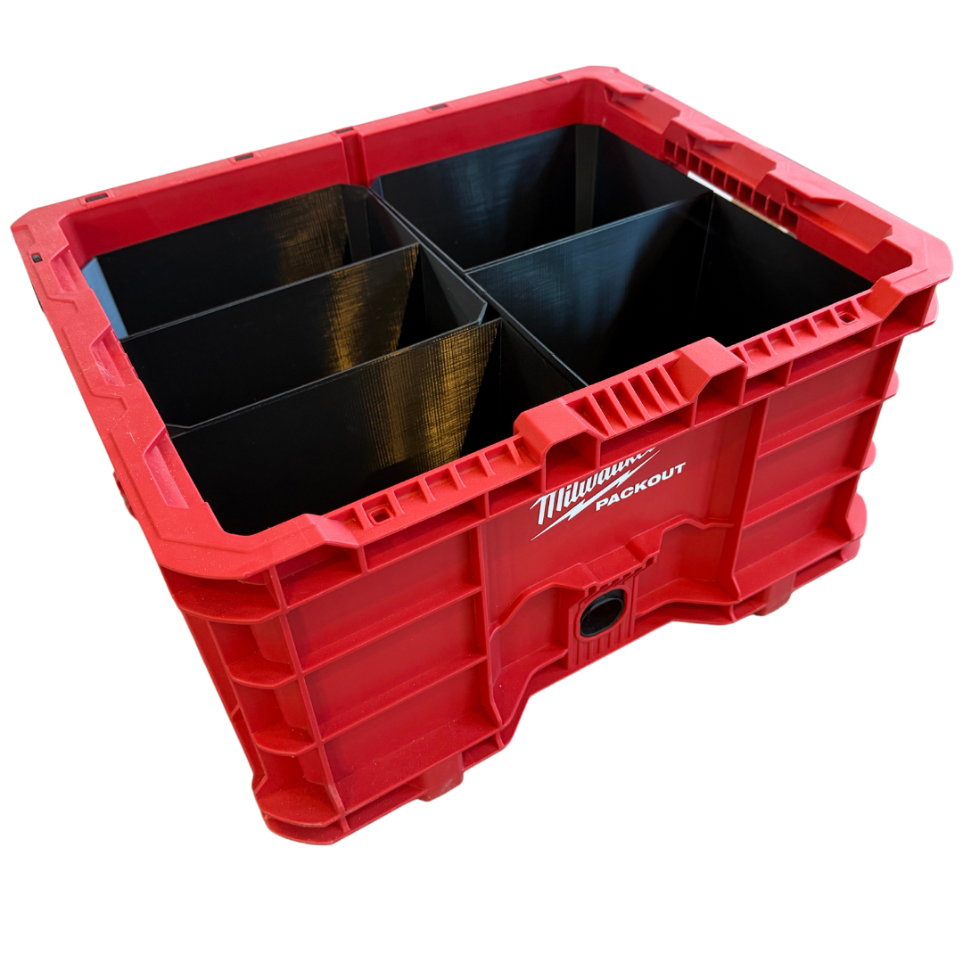 Crate Bins - compatible with Milwaukee Packout Crate