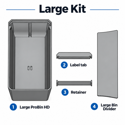 ProBinHD Modular Bin System – Compatible with Milwaukee PACKOUT 4-Drawer Tool Box (DIGITAL FILES ONLY)