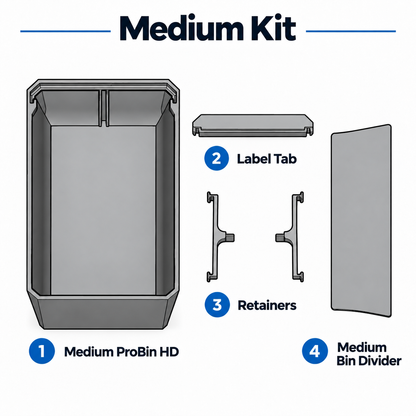 ProBinHD Modular Bin System – Compatible with Milwaukee PACKOUT 4-Drawer Tool Box (DIGITAL FILES ONLY)