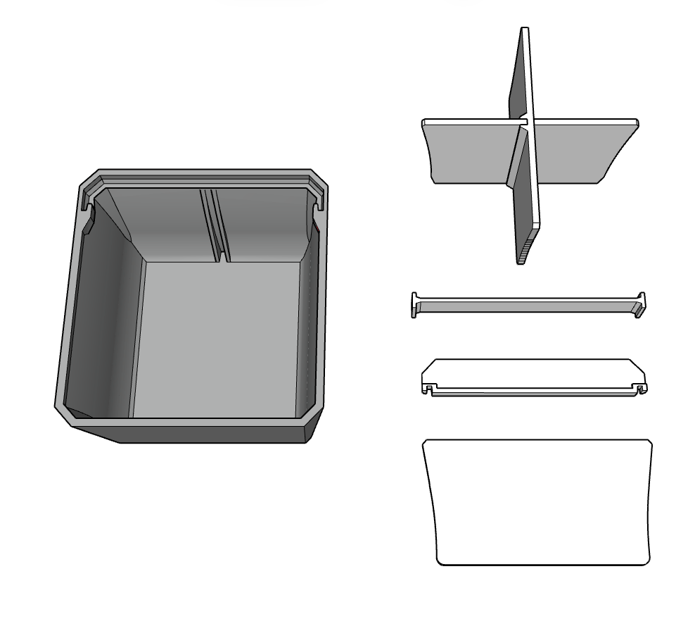 Pro Bin HD - Standard 4-Drawer Pack (DIGITAL FILES ONLY)